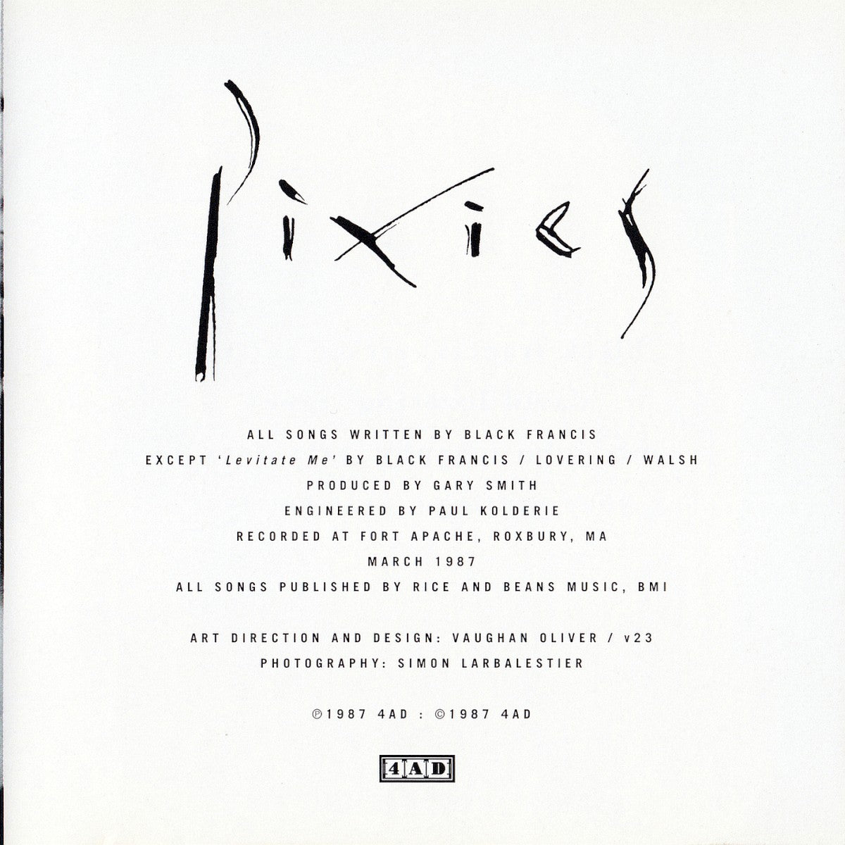 Gatefold: Pixies – Come On Pilgrim (Remastered CD) CD | Relix