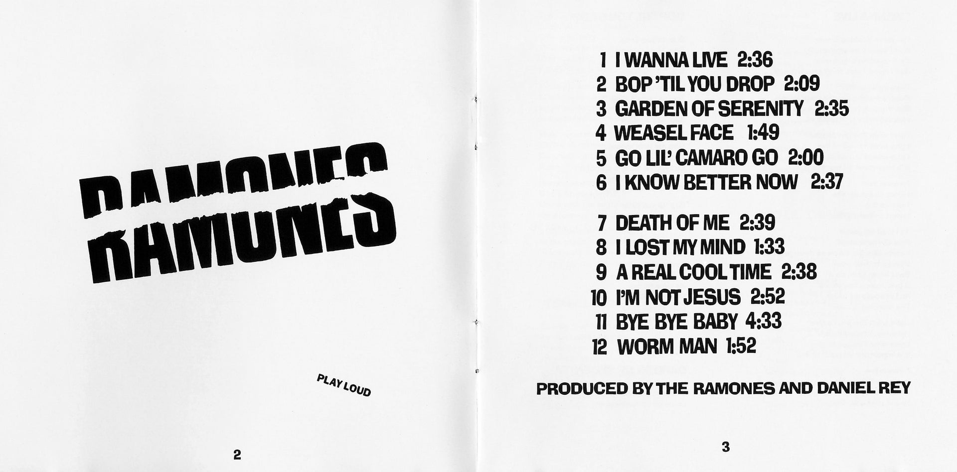 Gatefold: Ramones – Halfway To Sanity (Import CD) CD | Relix