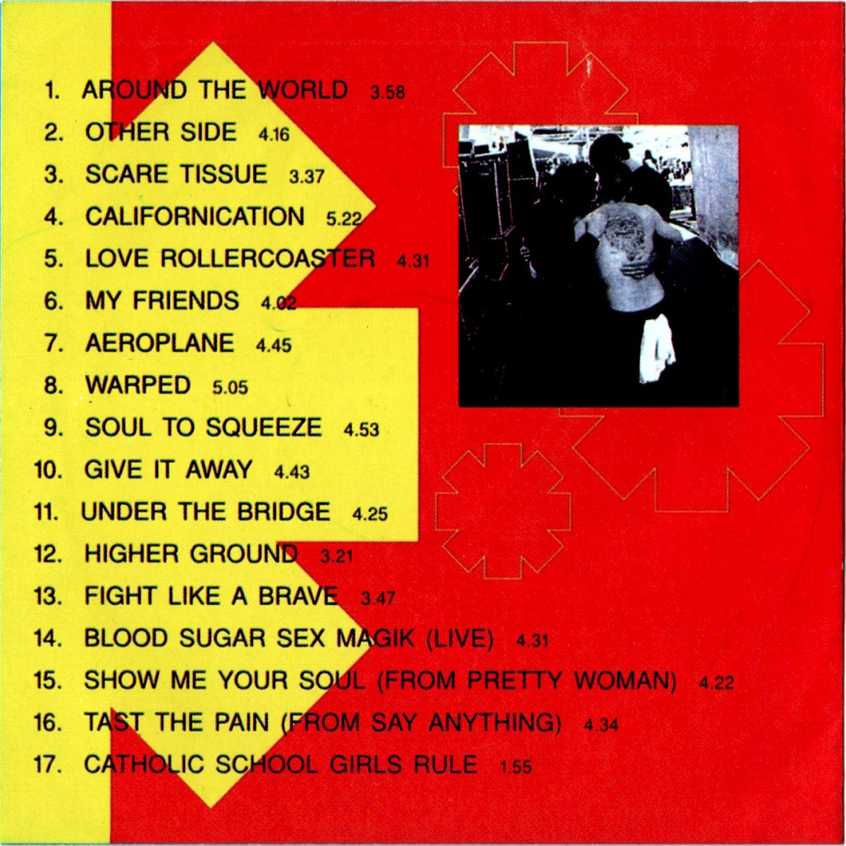 Gatefold: Red Hot Chili Peppers – Greatest Hits CD | Relix