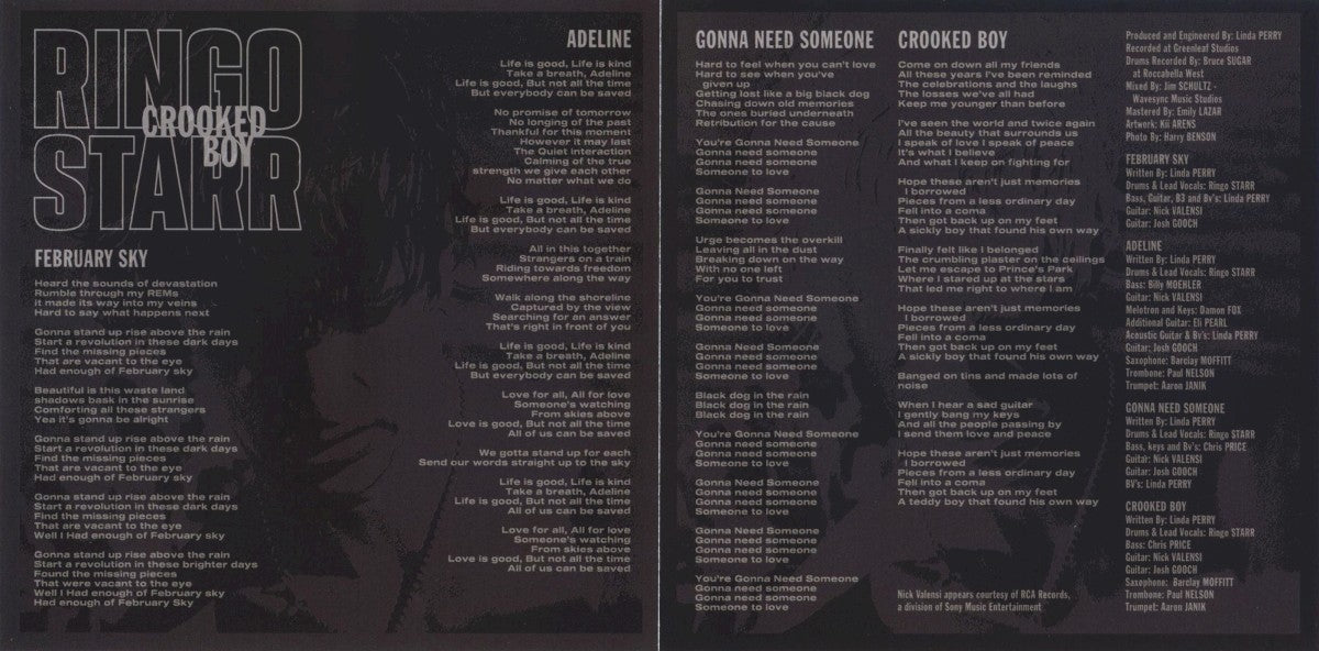 Gatefold: Ringo Starr – Crooked Boy (Ep CD) CD | Relix