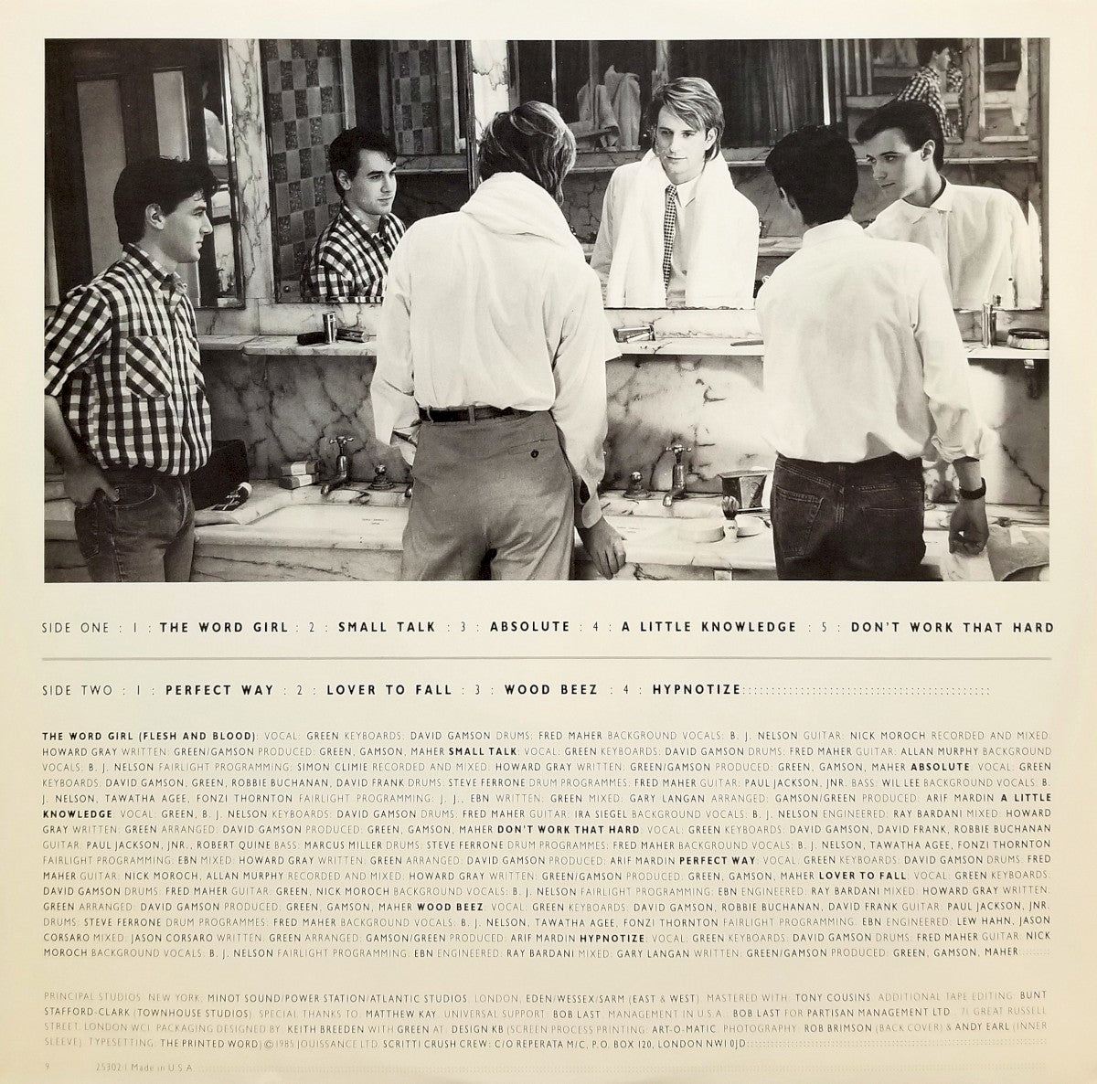 Gatefold: Scritti Politti – Cupid & Psyche 85 Vinyl LP | Relix