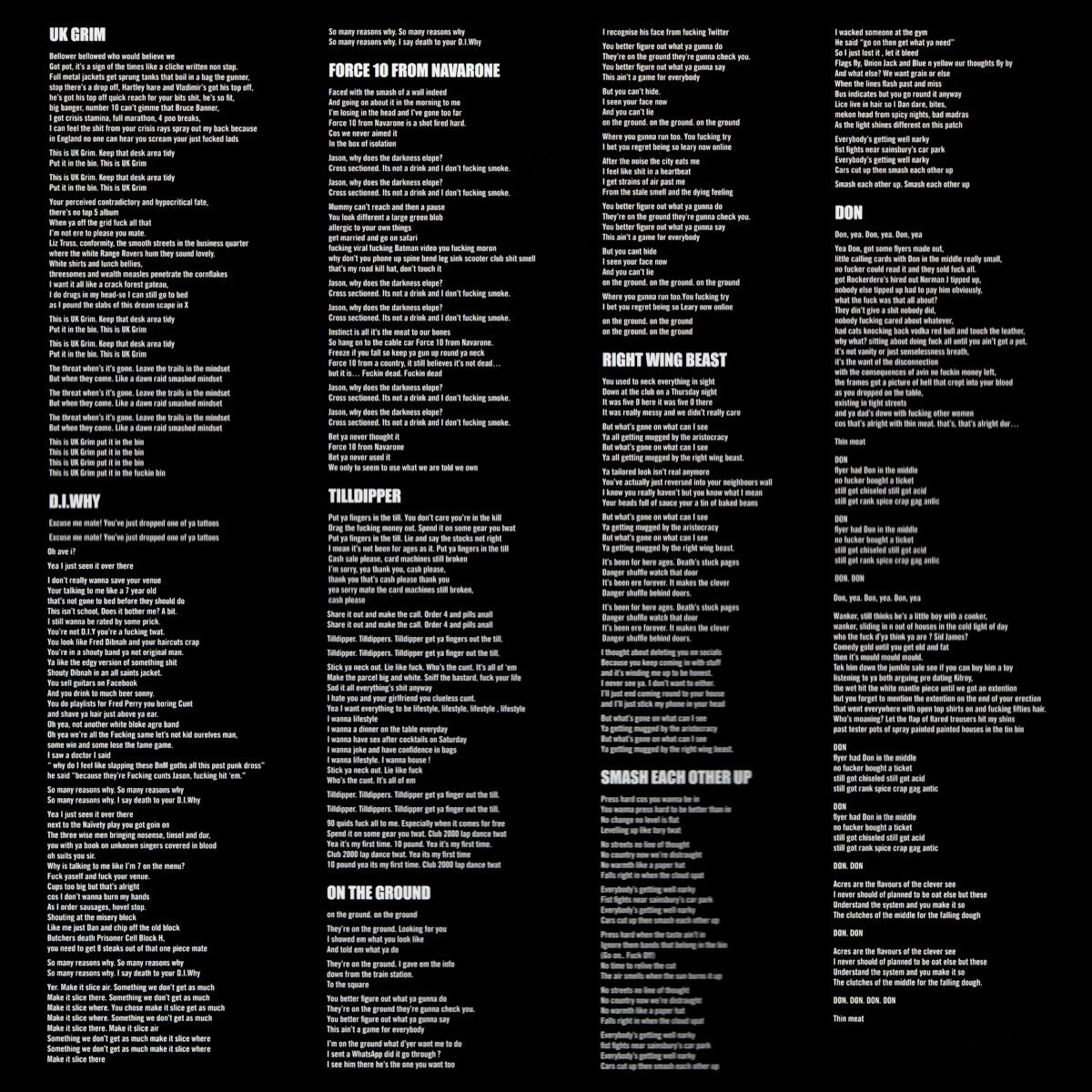 Gatefold: Sleaford Mods – UK GRIM Vinyl LP | Relix