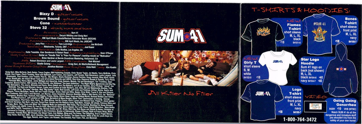 Gatefold: Sum 41 – All Killer No Filler (Import CD) CD | Relix