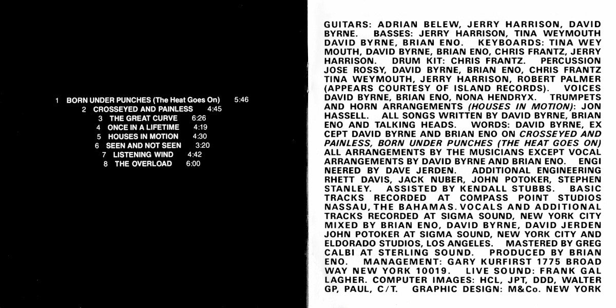 Gatefold: Talking Heads – Remain in Light CD | Relix