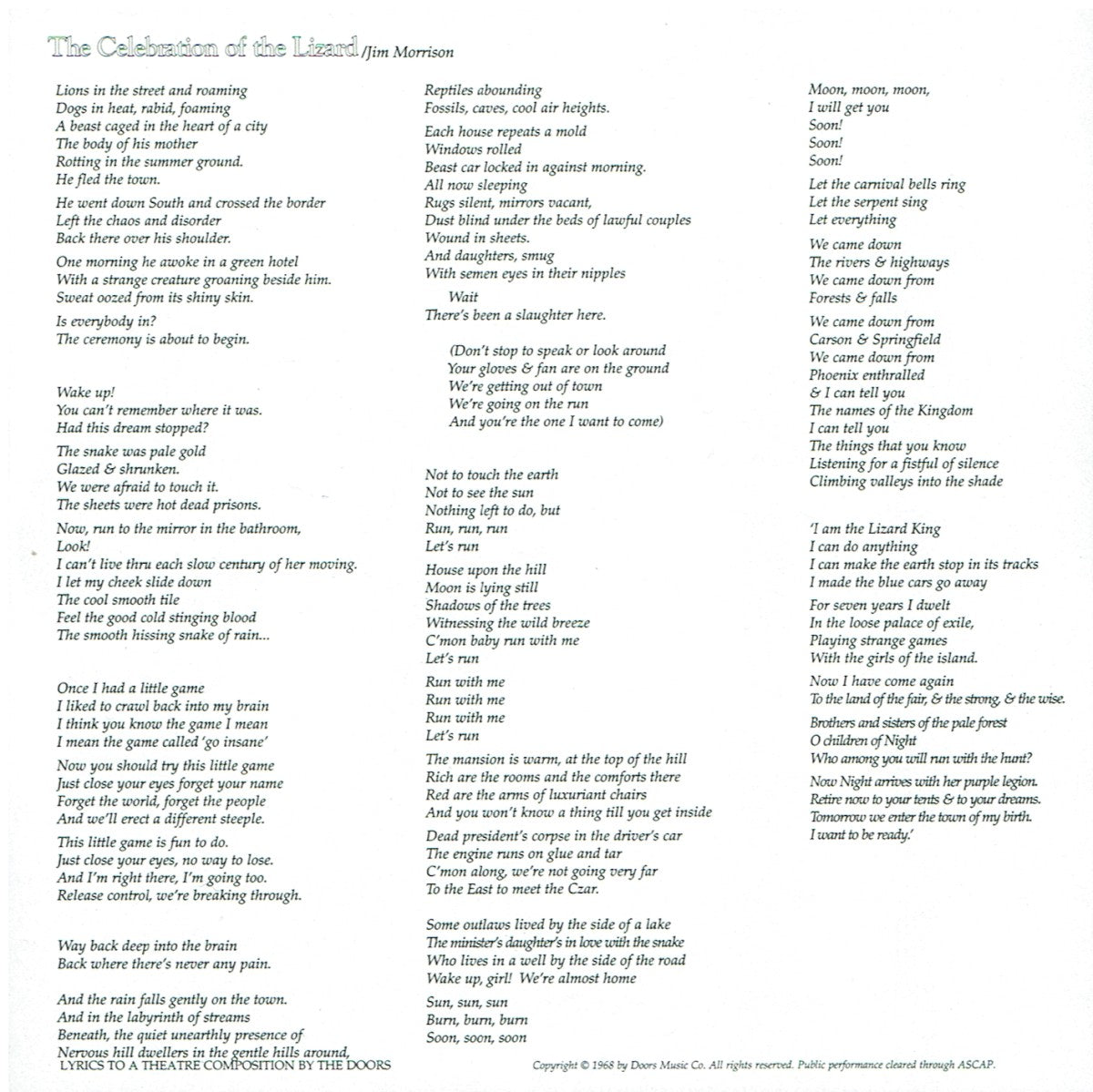 Gatefold: The Doors – Waiting for the Sun CD | Relix