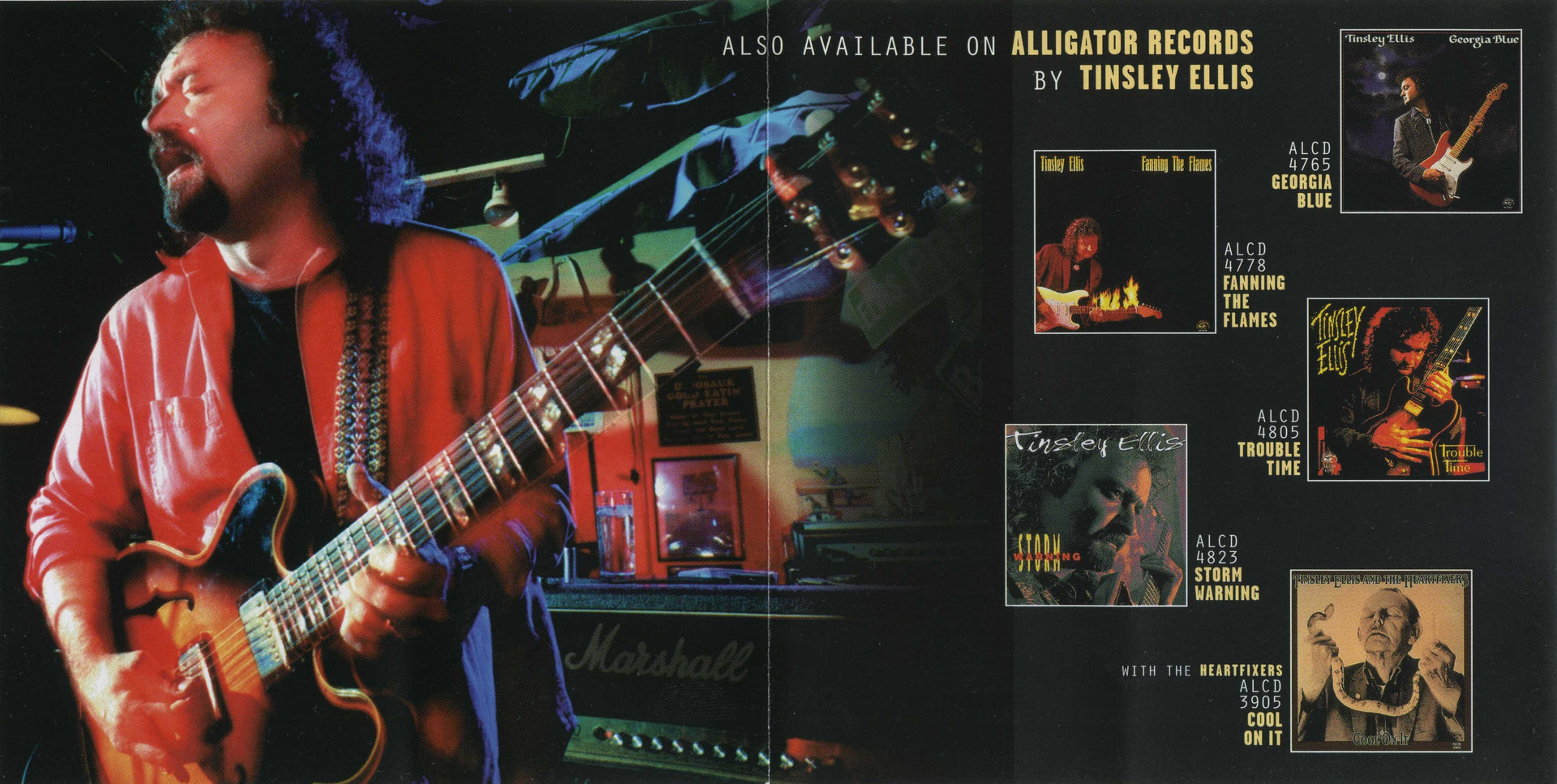 Gatefold: Tinsley Ellis – Fire It Up CD | Relix