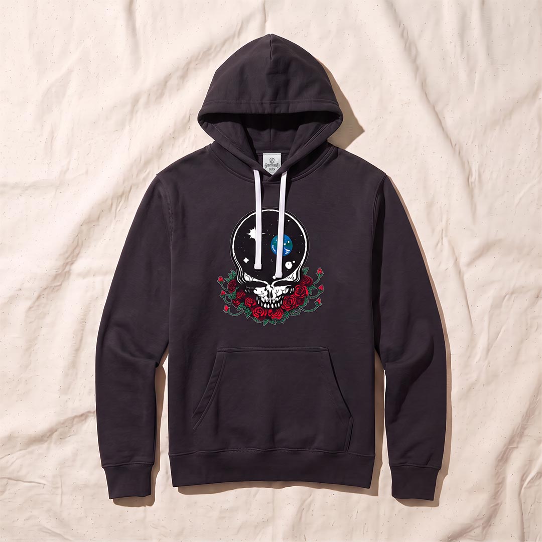Grateful Dead Space Your Face Hoodie - Black