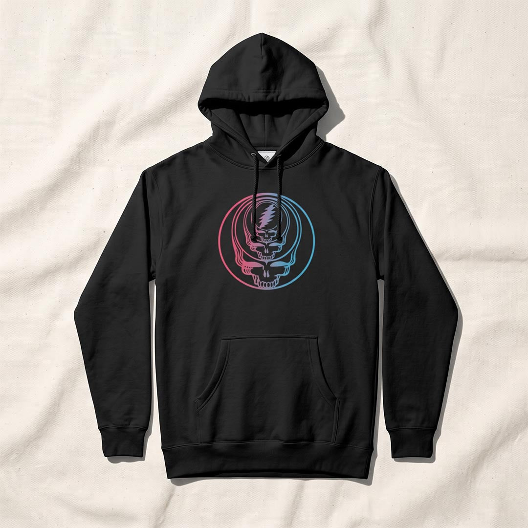 Grateful Dead Triple Nested Stealie Hoodie - Black