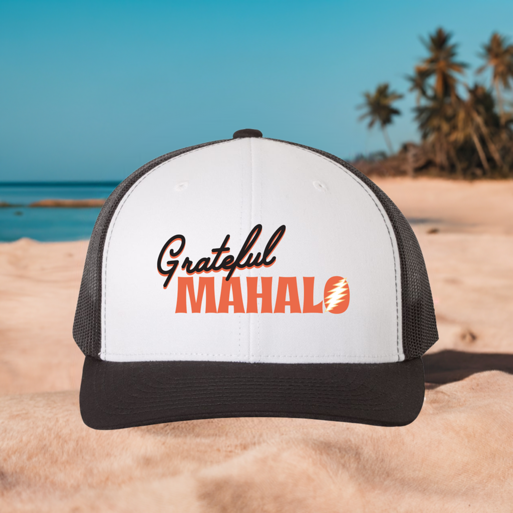 Grateful Mahalo Trucker Hat