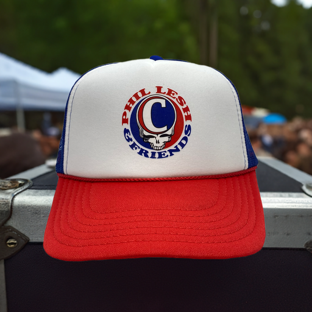 Phil Lesh & Friends - Red, White, and Blue Stealie Trucker Hat