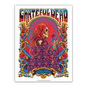 Grateful Dead 11/6/1970 main edition poster by ZazzCorp featuring retro-inspired artwork with bold colors and intricate linework