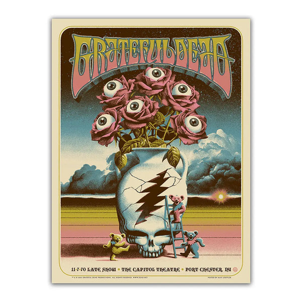 Grateful Dead (11/7/1970) Main Edition Poster by Max Loeffler Grateful Dead (11/7/1970) Main Edition Poster by Max Loeffler