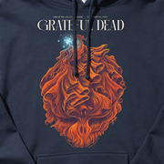 Close-up of the Bailey Race design on a hoodie