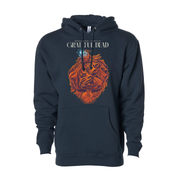 Grateful Dead 2/18/1971 hooded sweatshirt by Bailey Race front view featuring vintage concert poster graphic