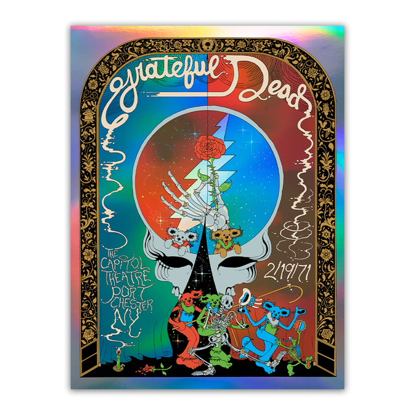 Grateful Dead (2/19/1971) Foil Edition Poster by Brian Blomerth