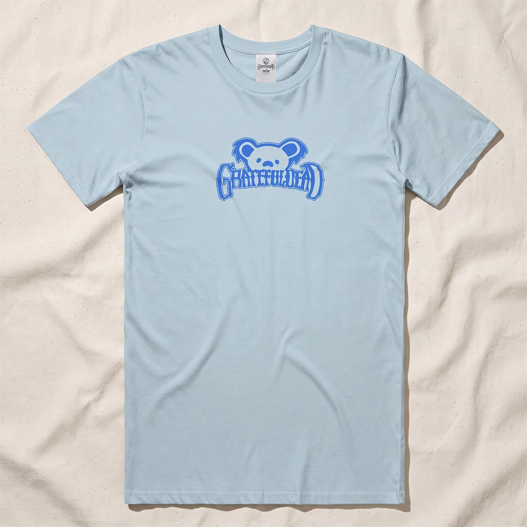 Grateful Dead Bear Logotype T-Shirt - Chambray
