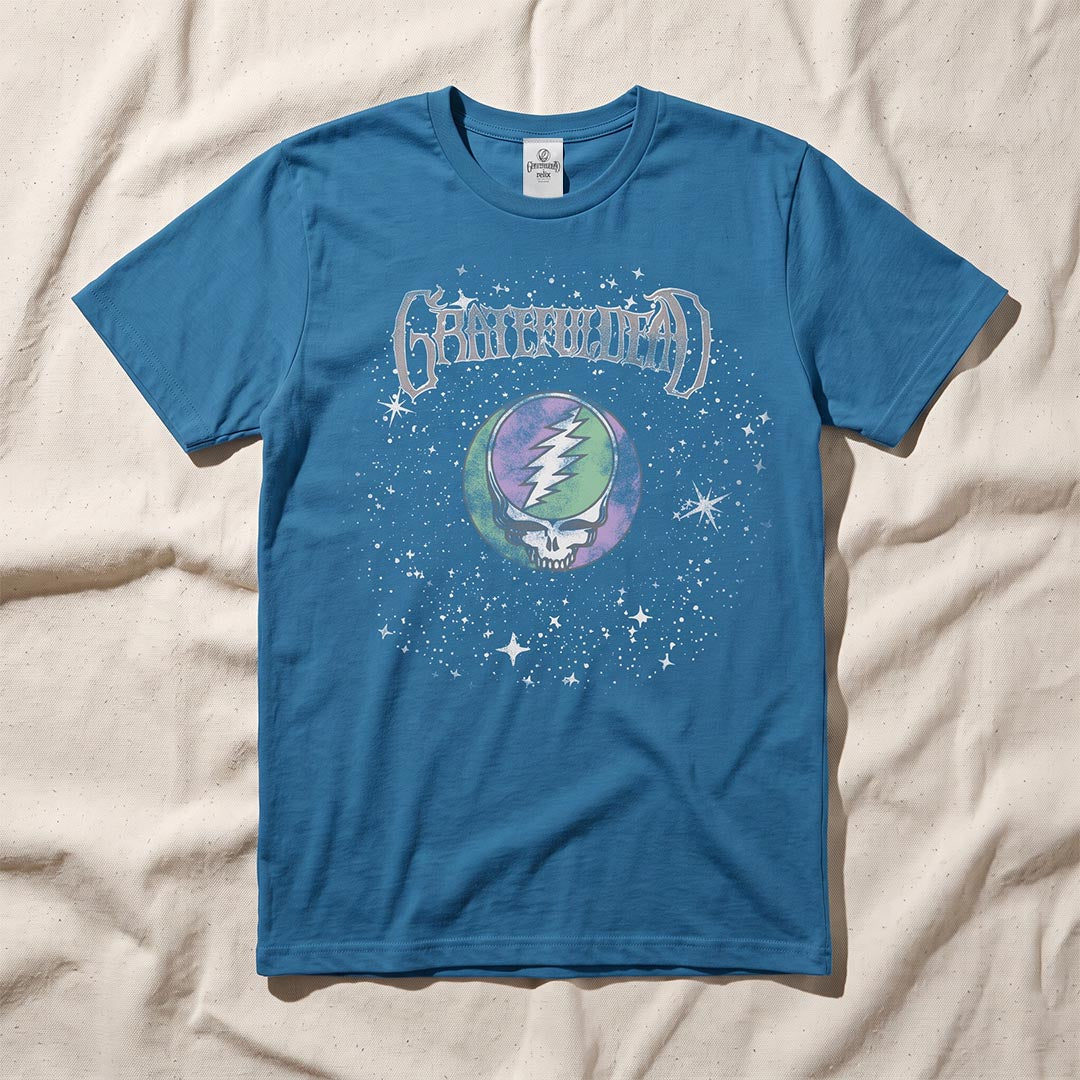 Grateful Dead Cosmic Stealie T-Shirt - Teal
