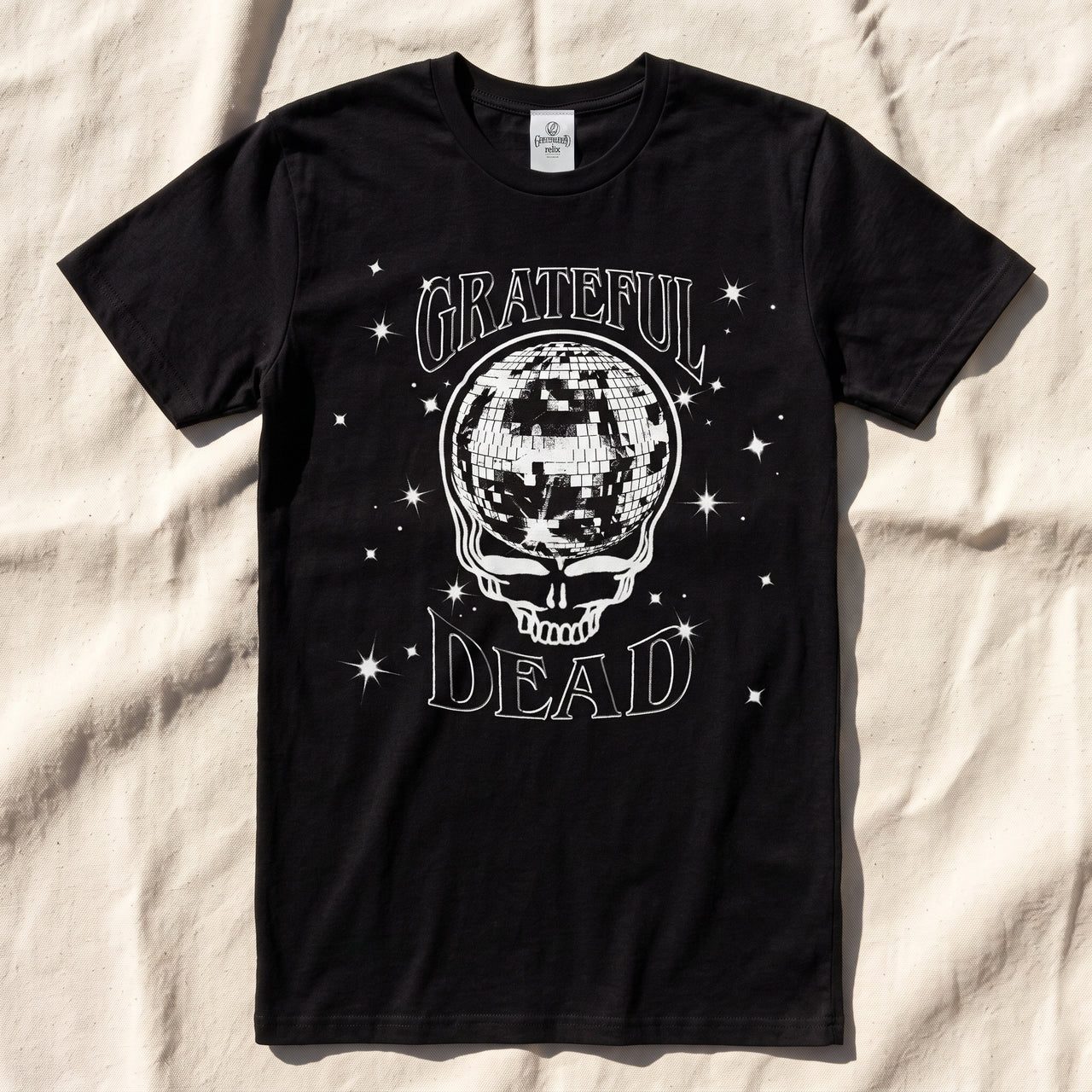 Grateful Dead Disco Ball Stealie Tee - Black