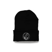 Grateful Dead Embroidered Stealie Cuffed Beanie - Black