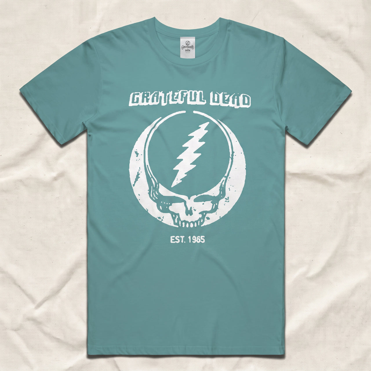 Grateful Dead Est. 1965 Stealie Tee - Seafoam