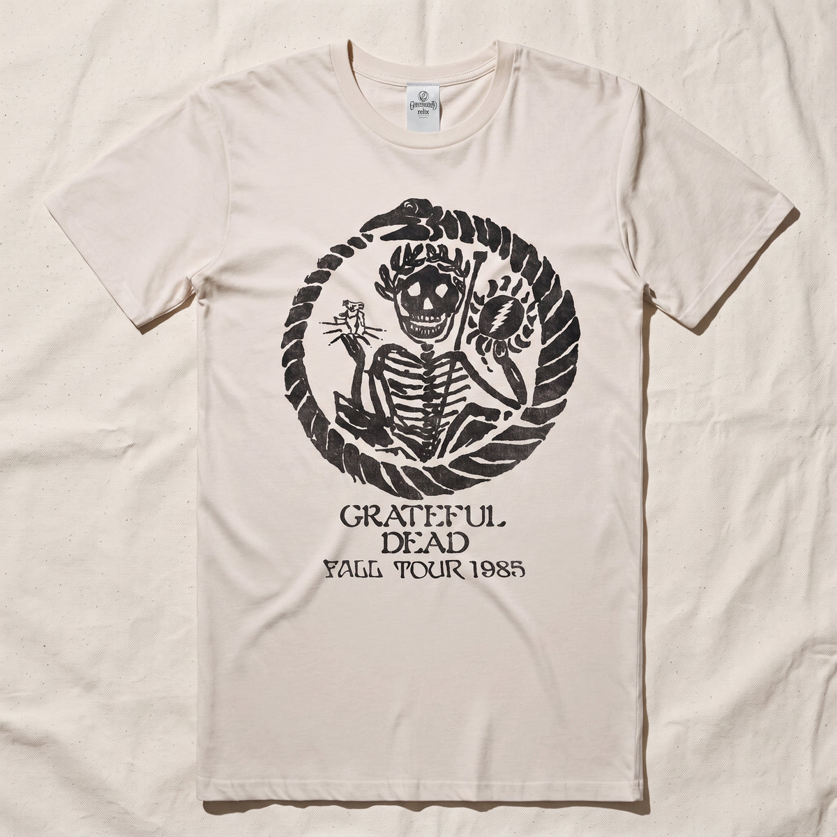 Grateful Dead Fall Tour 1985 T-Shirt - Ivory