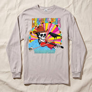 Fiddler Long Sleeve T-Shirt in Ivory — Officially licensed Grateful Dead Long Sleeve T-Shirt from Relix