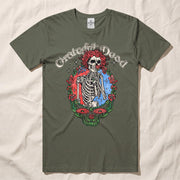 Floral Stealie T-Shirt in Hemp — Officially licensed Grateful Dead T-Shirt from Relix