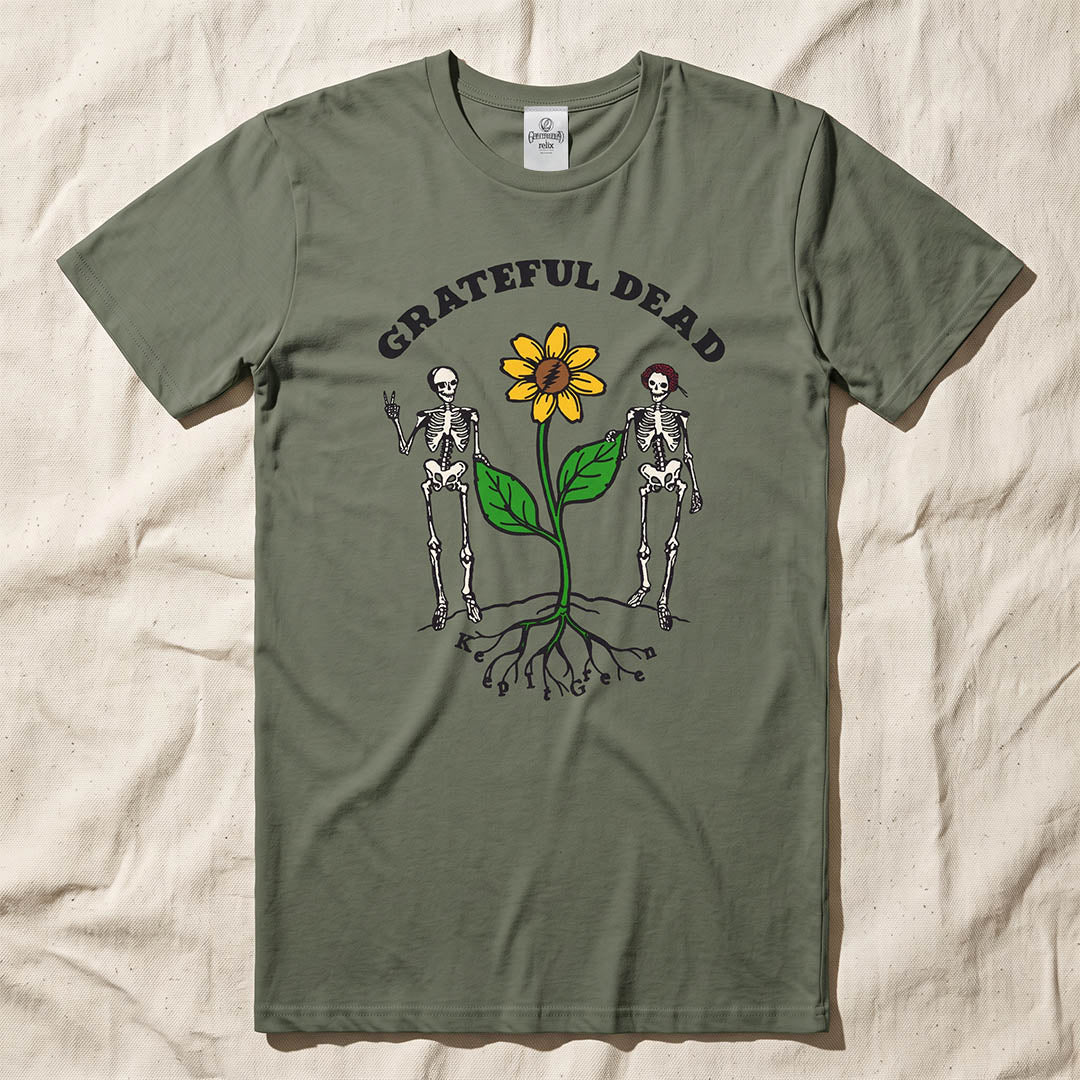 Grateful Dead Keep It Green Tee - Moss