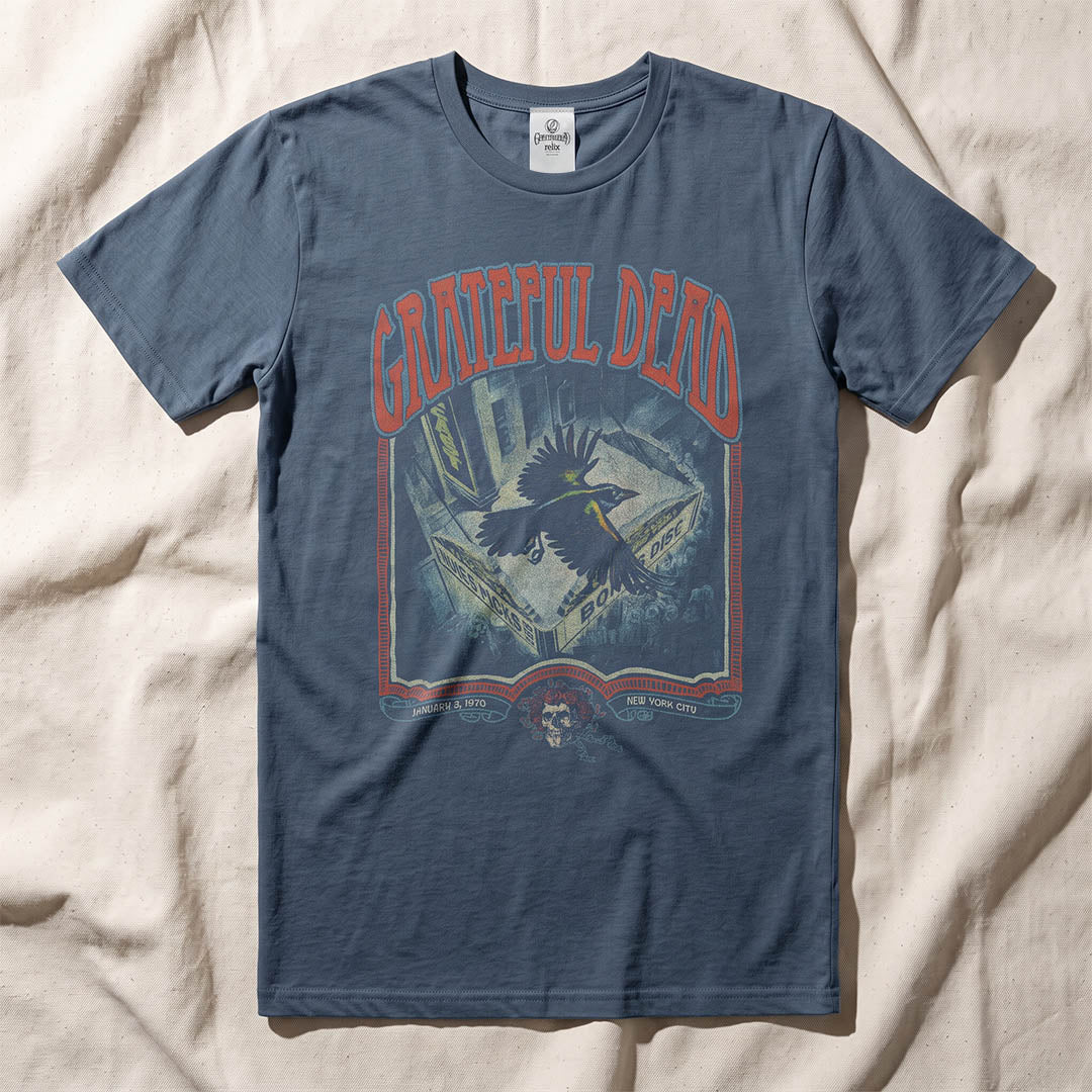 Grateful Dead New York City 1/3/70 Tee - Navy