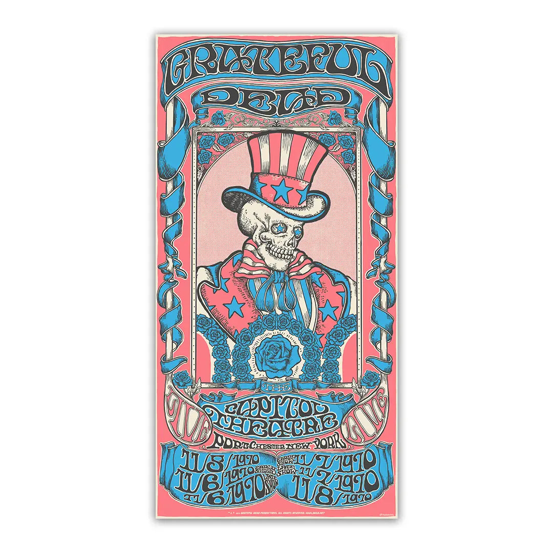 Grateful Dead (November 1970) 6-Show Run V3 Poster by Taylor