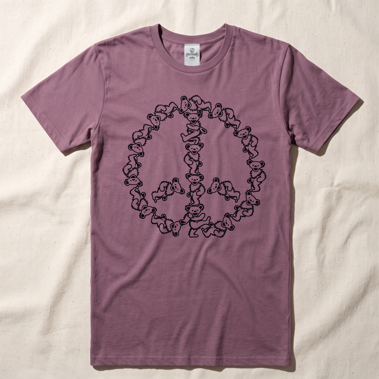 Grateful Dead Peace Bears Tee - Berry