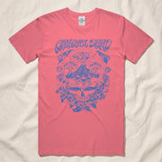Pyramid Stealie T-Shirt in Watermelon — Officially licensed Grateful Dead T-Shirt from Relix