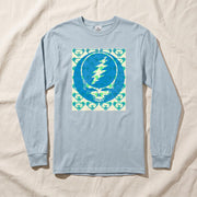 Stamped Long Sleeve T-Shirt in Chambray — Officially licensed Grateful Dead Long Sleeve T-Shirt from Relix