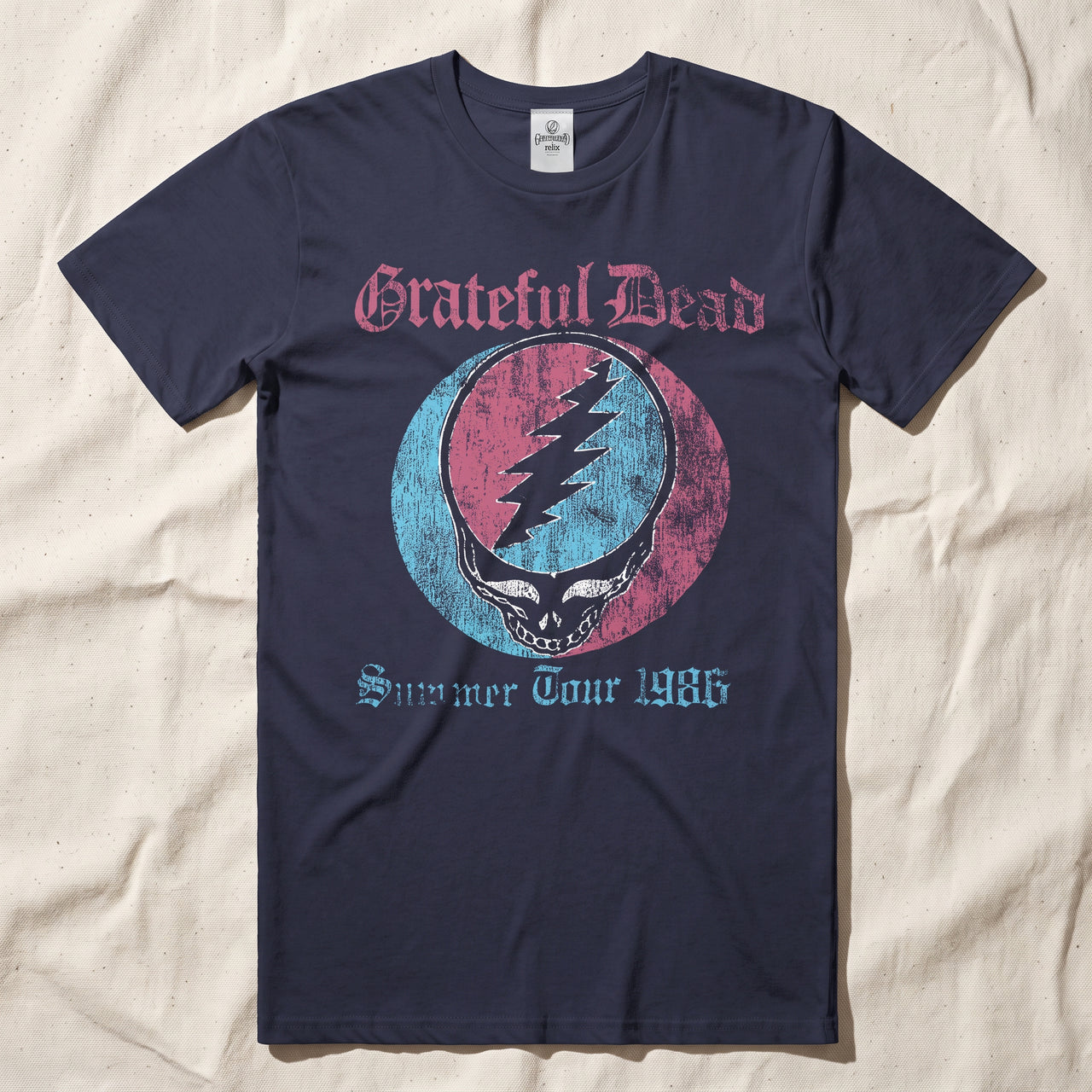 Grateful Dead Summer Tour 1986 Tee - Navy