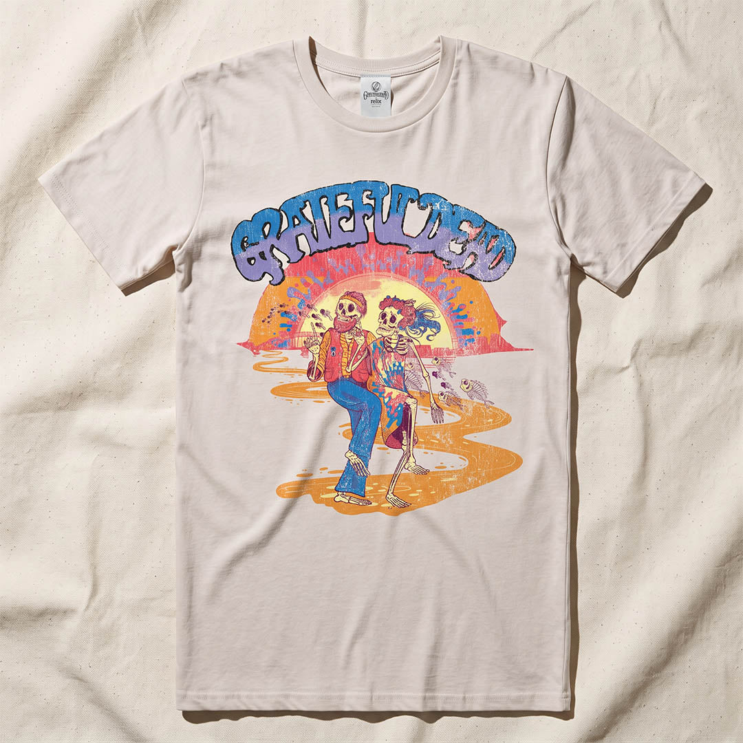 Grateful Dead Sunset Stroll Tee - Ivory