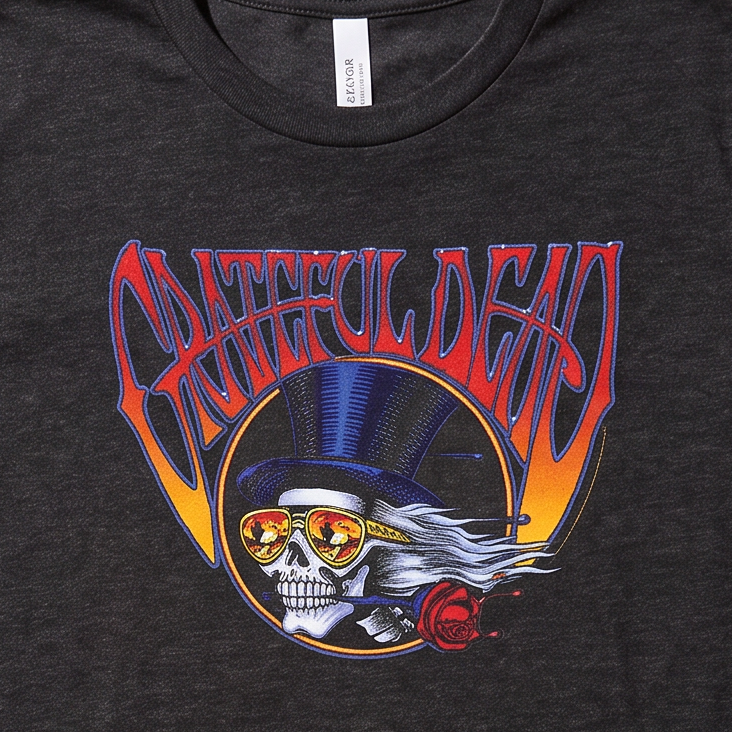 Close-up of the Richard Biffle design on a t-shirt