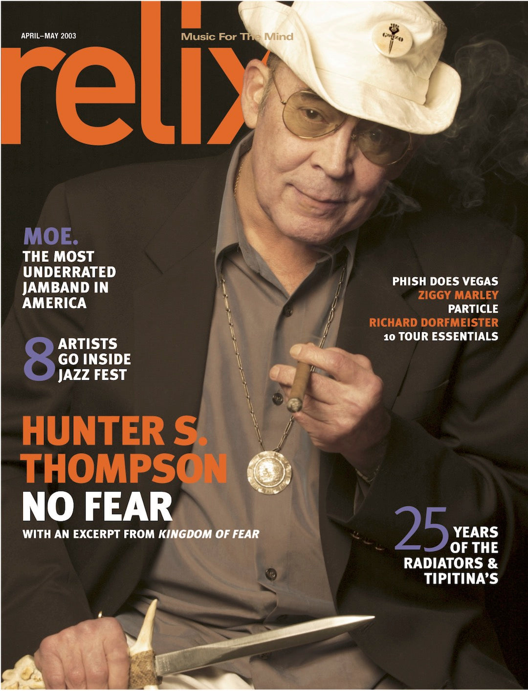 Hunter S. Thompson - April/May 2003 Relix Issue