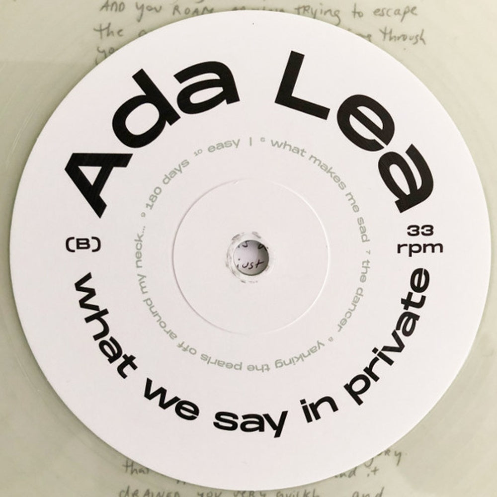 Image 2: Ada Lea – What We Say In Private Vinyl LP | Relix