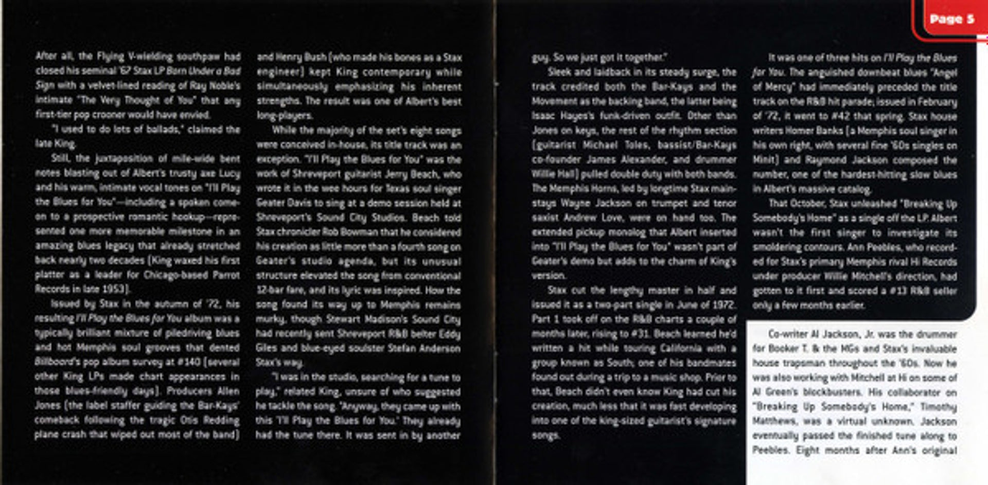 Image 2: Albert King – I'll Play The Blues For You CD | Relix