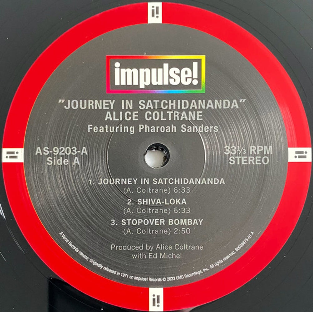 Image 2: Alice Coltrane – Journey In Satchidananda (Verve Acoustic Sounds LP Vinyl) Vinyl LP | Relix