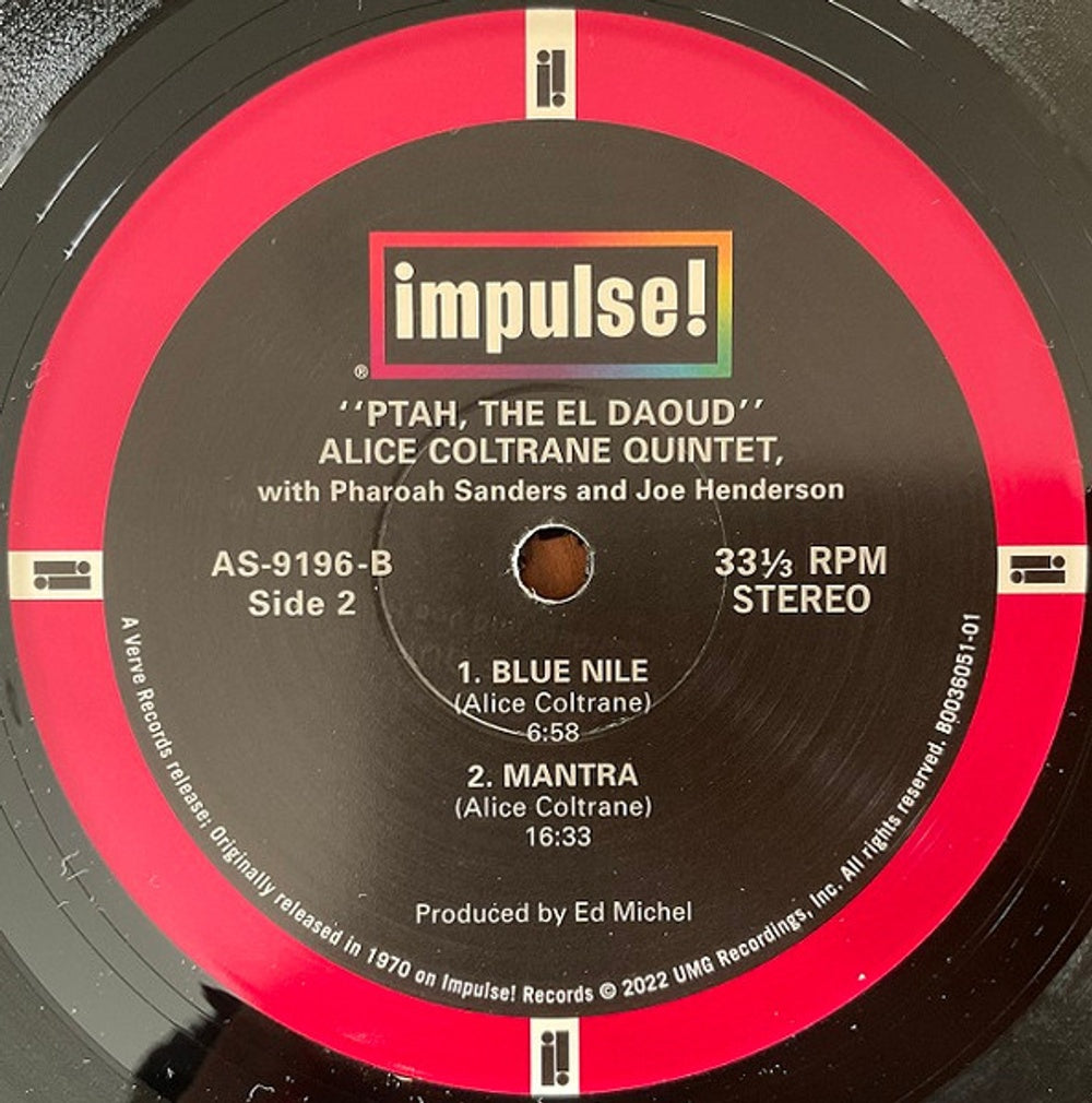 Image 2: Alice Coltrane – Ptah The El Daoud (Verve By Request Series LP Vinyl) Vinyl LP | Relix