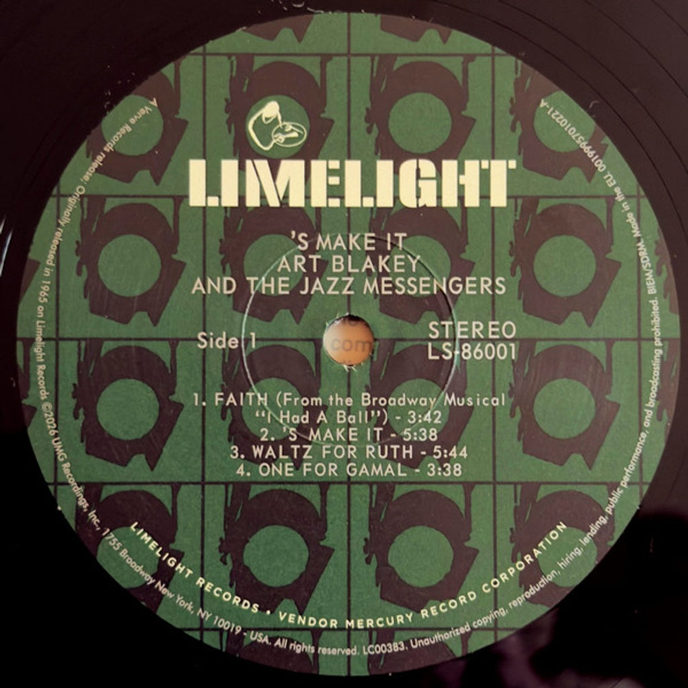 Image 2: Art Blakey  & The Jazz Messengers – 's Make It (Verve Vault Series, 180 Gram LP Vinyl) Vinyl LP | Relix