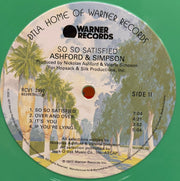 Image 2: Ashford & Simpson – So So Satisfied (Spring Green LP Vinyl) Vinyl LP | Relix