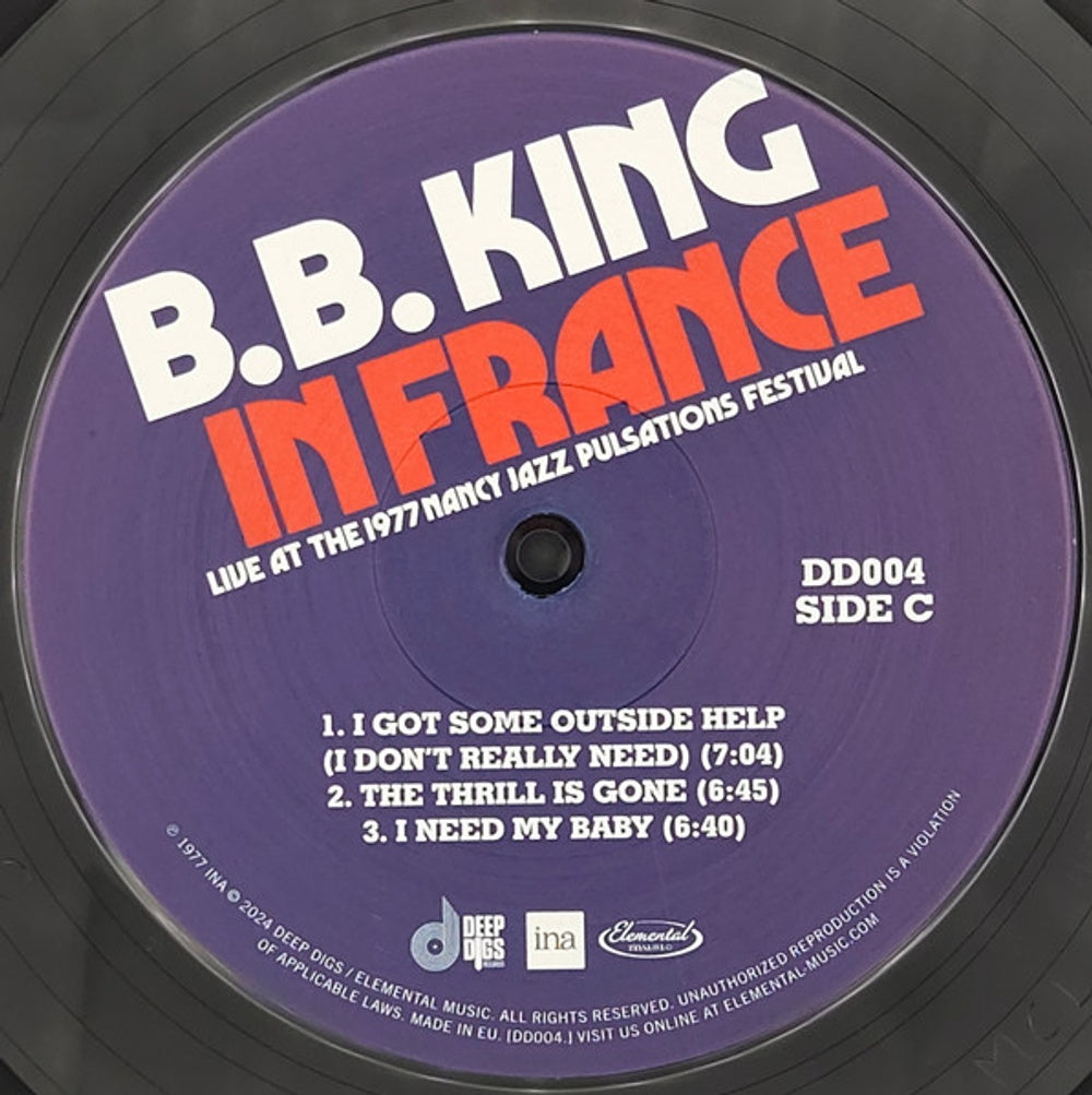 Image 2: B.B. King – In France: Live at the Nancy Jazz Pulsations Festival (1977, RSD Black Friday 2024 LP Vinyl) Vinyl LP | Relix