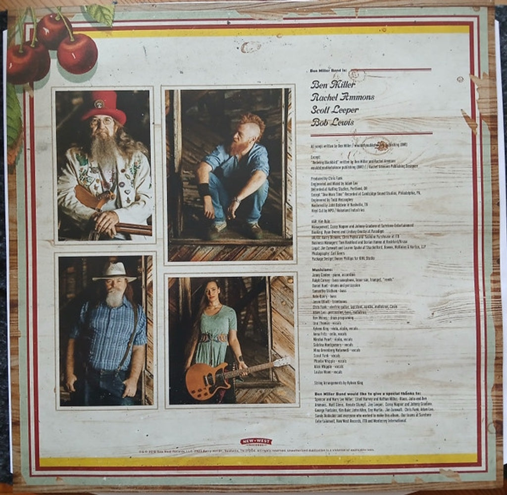 Image 2: Ben Miller Band – Choke Cherry Tree Vinyl LP | Relix