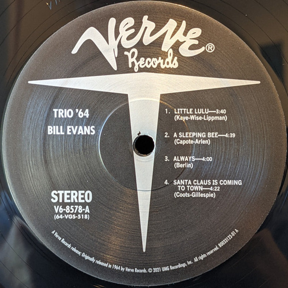 Image 2: Bill Evans – Bill Evans: Trio 64 (Verve Acoustic Sounds Series LP Vinyl) Vinyl LP | Relix