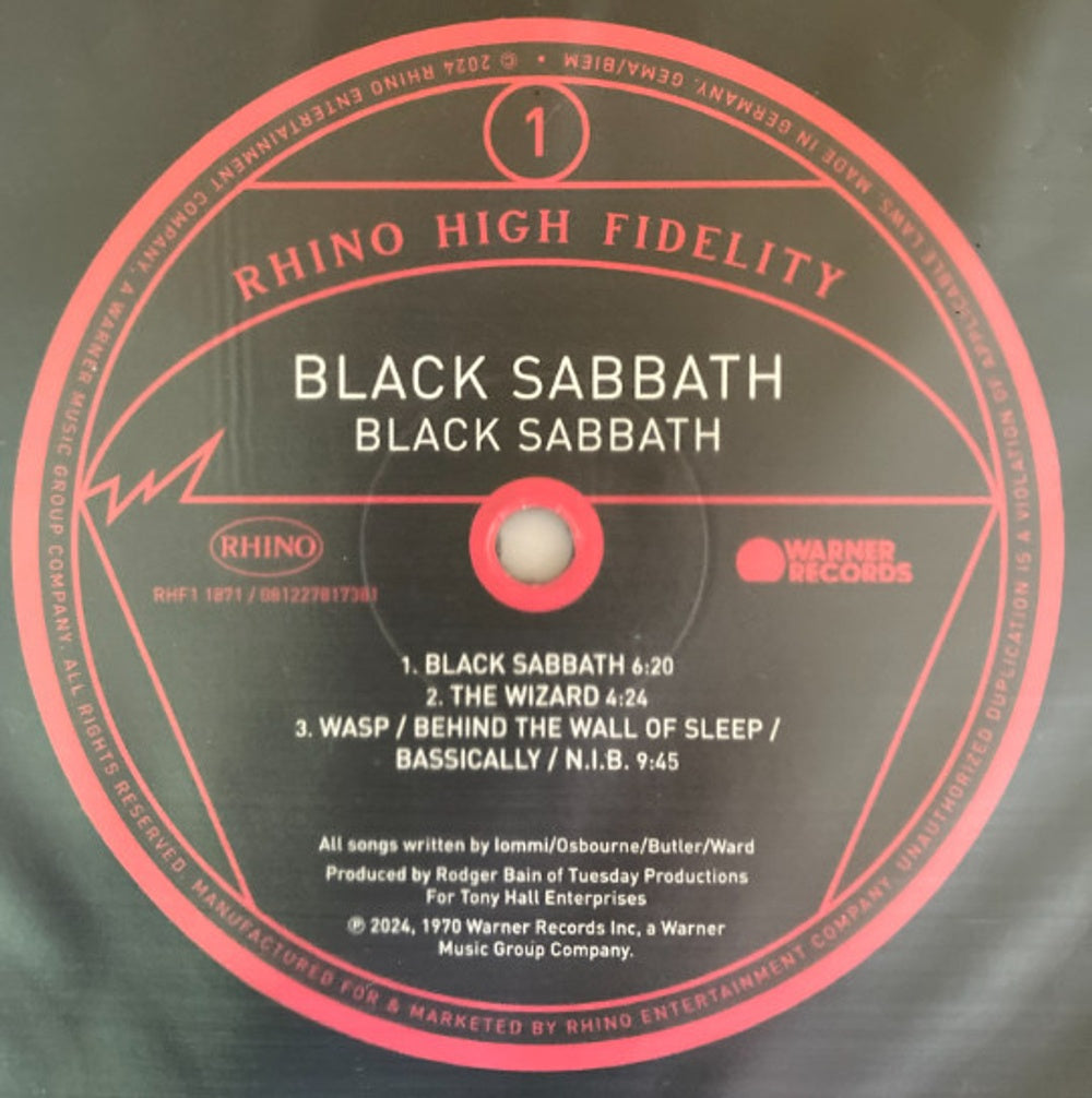 Image 2: Black Sabbath – Black Sabbath (Bme LP Vinyl) Vinyl LP | Relix