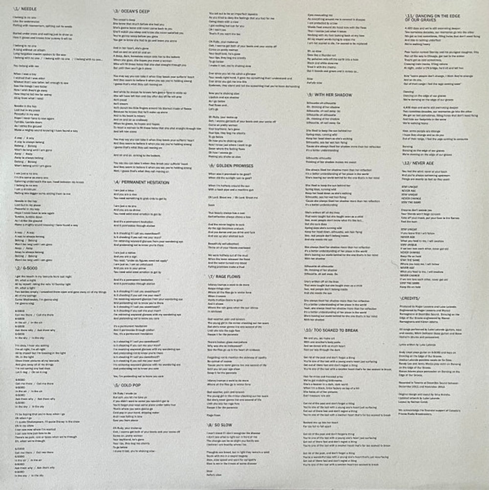 Image 2: Born Ruffians – Birthmarks (Blue, Clear, Aniv LP Vinyl) Vinyl LP | Relix
