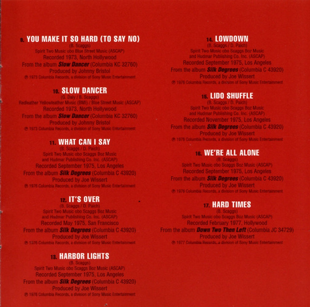 Image 2: Boz Scaggs – Essential Boz Scaggs CD | Relix