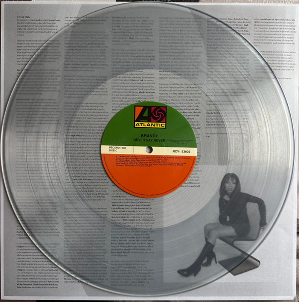 Image 2: Brandy – Never Say Never (Uk LP Vinyl) Vinyl LP | Relix